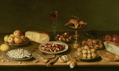 Nature morte de banquet - Jacob  Foppens van Es